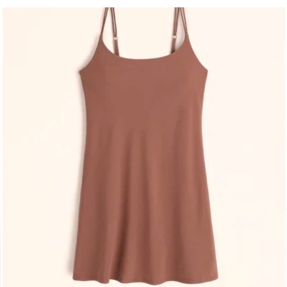 Abercrombie & Fitch Rust Brown Mini Slip Dress
